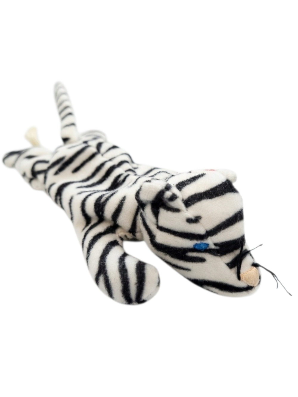 Vintage Mcdonald's 1999 TY Teenie Beanie Babies Blizz the White Tiger Plush